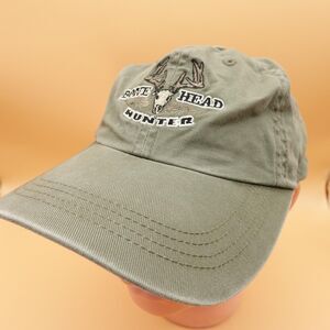 Legendary Bone Head Hunter Hat Cap Strap Back Embroidered Outdoors Mens OSFA